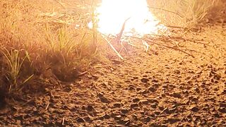 Seconds before the incident