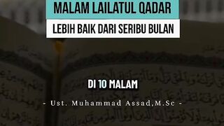 Malam lailatul Qadar