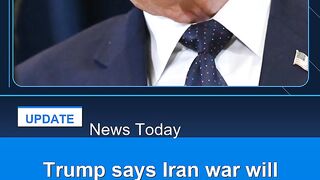 Trump-says-Iran-war-will-end-'very-soon'