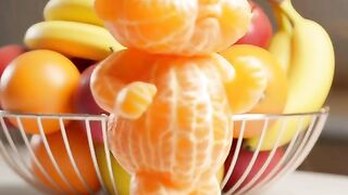 Cute AI Orange Baby Dancing ???? | Funny & Adorable AI Animation   ASMR Video