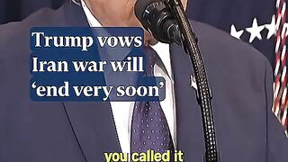"Iran War End Very soon"