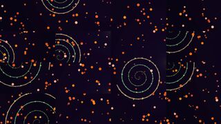 particle spiral abstract motion graphics background animation 1773126611776