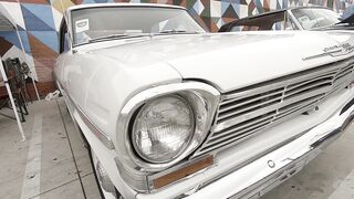 Electric car - different kinds of vintage cars in a show | Trending HD Video