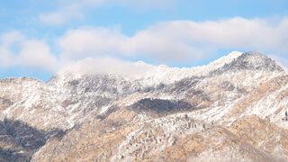 Winter Coat - stunning winter sunset over wasatch mountains | Trending HD Video