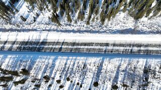 Snow boot - drone footage of snow covered ground | Trending HD Video