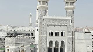 aerial view of masjid al haram in mecca | Professional HD Video