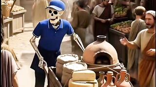 Jual pizza di jaman kuno