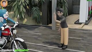 Doraemon Ki Girlfriend And Police  Wala Baap - Funny Doraemon  New Funny Episode Chaskora  Animator