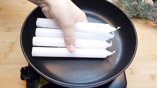 Place 4 candles in your pan