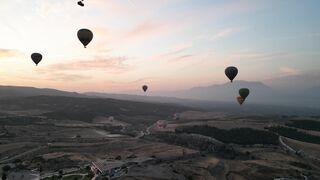 Travel Backpack - breathtaking hot air balloon sunrise flight | Trending HD Video
