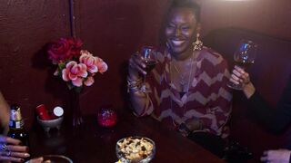 Funny Gift Ideas - female offering a toast in the club | Trending HD Video