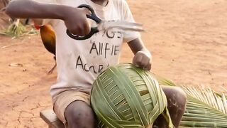 Thanos Hut Made From Coconut Leaves