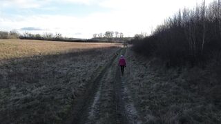 Woman Within - solo walk on tranquil rural path at sunset | Trending HD Video