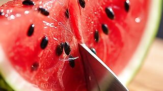 ???? Glass Watermelon Cutting ASMR | So satisfying!