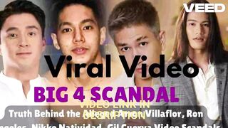 Big 4 scandal hunkypinoy arron villaflor x Ahron villaflor arron villaflor wife pilipinay video trending