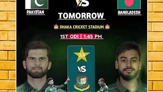 Pakistan Tour Of Bangladesh ???????? 11 March 2026 1st ODI