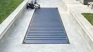 SECRET ROOM UNDER SWIMING POOL