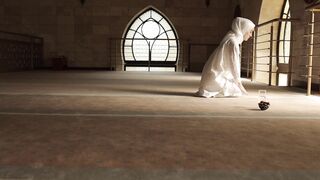 The Shy Snow Woman and the Cursed Ring - a woman praying | Trending HD Video