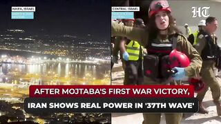 After Mojtaba's 1st War Win, Iran Shows Real Power In 'Wave #37'_ 3-Hr Attack, 1000 KG Bombs_ Israel.mp4