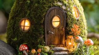 Tiny Fairy House Hidden Inside a Magical Earth Mound