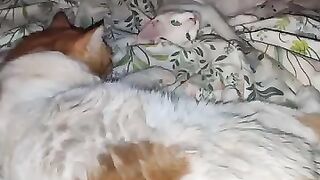 Baby Josy is very tired