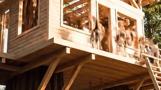 Epic Treehouse Construction