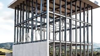 Minimalist Cube House Build