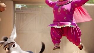 Donkey’s Deadly Kick ???? | Funniest Village Story Animation | #shorts #ai #cartoon 2