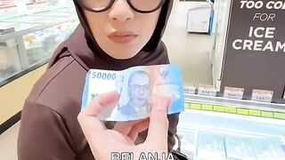 maksud gue kalo dipasar gapapa ini di supermarket grand indo