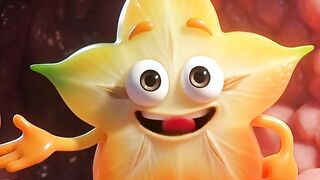 Cute star fruit