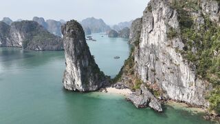 4K resolution - stunning aerial view of ha long bay vietnam | Trending HD Video