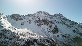 4K resolution - stunning aerial view of snow capped mountains | Trending HD Video