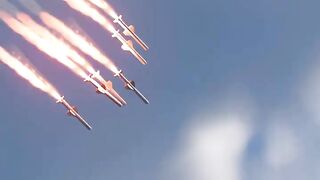 Missile Strikes Warship – Massive Explosion at Sea