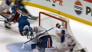 Nathan MacKinnon ejected after scary Oilers goalie collision that has Avalanche furious