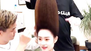 Hairstyle turned into a sticky soda disaster #funnyreels #disaster #hairstyle