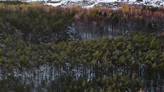 Winter solstice - aerial cinematic winter landscape | Trending HD Video