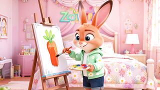 Zootopia 2 Baby Judy Learns to Color for the First Time ???? Cute Family Moment