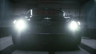 Carrefour - headlights of a black bentley | Trending HD Video