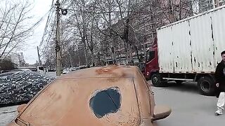 Muddy car get restored