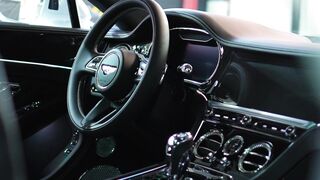 Electric car - elegant luxury car interior with advanced console | Trending HD Video
