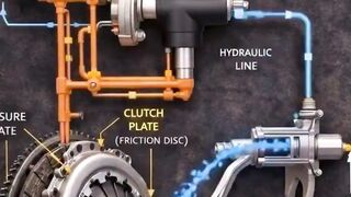 The Secret to a Lightweight Car Clutch! Turns Out It Uses This Hydraulic System! ????????