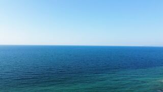 4K resolution - aerial view of blue ocean horizon in 4k | Trending HD Video