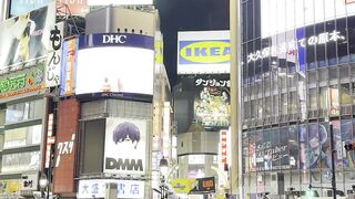 Travel Backpack - vibrant night at shibuya crossing | Trending HD Video