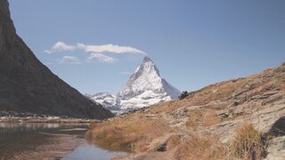 4K resolution - hiker approaching the majestic matterhorn | Trending HD Video