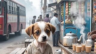 Hungry but Honest The Puppy Who Worked for His First Meal