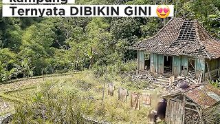 Bangun villa tengah sawah ternyata yang mahal itu ketenangan renovasi RumahTropis VillaSawah DesainRumah fyp