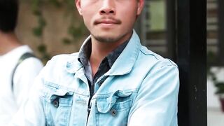 Funny boy fun with gril