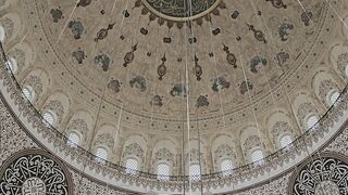 elegant mosque interior with majestic dome | Professional HD Video