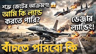 খোমুখি দুই ফাইটার জেট কে শক্তিশালী Two fighter jets face off in the sky which is stronger