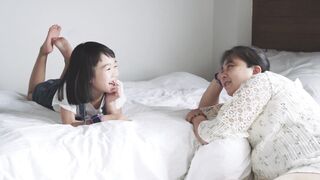 Woman Within - girl talking to a woman on the bed | Trending HD Video